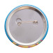 PinBadge RPET Maxi wit zilver button met pin 