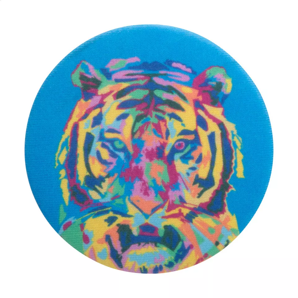 PinBadge RPET Maxi wit zilver button...