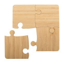Zhuzzle natural  puzzle coaster 