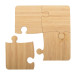 Zhuzzle natural  puzzle coaster 