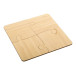 Zhuzzle natural  puzzle coaster 