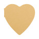 CreaStick Heart Eco natural  custom sticky notepad 