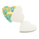 CreaStick Heart blanc  bloc-notes autocollant personnalisé 