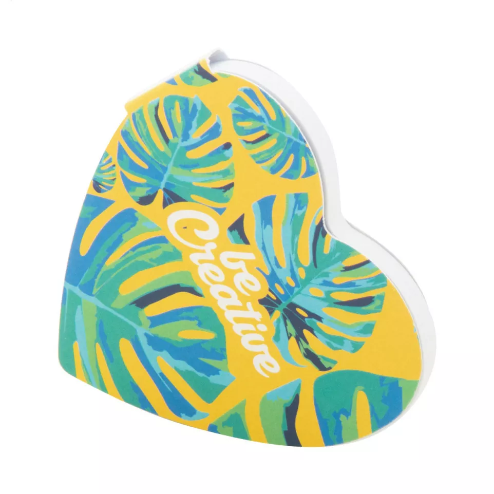 CreaStick Heart white  custom sticky...