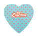 CreaStick Heart blanc  bloc-notes autocollant personnalisé 