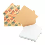 CreaStick House Eco natural  custom sticky notepad 