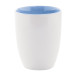 Maia bleu clair blanc mug  