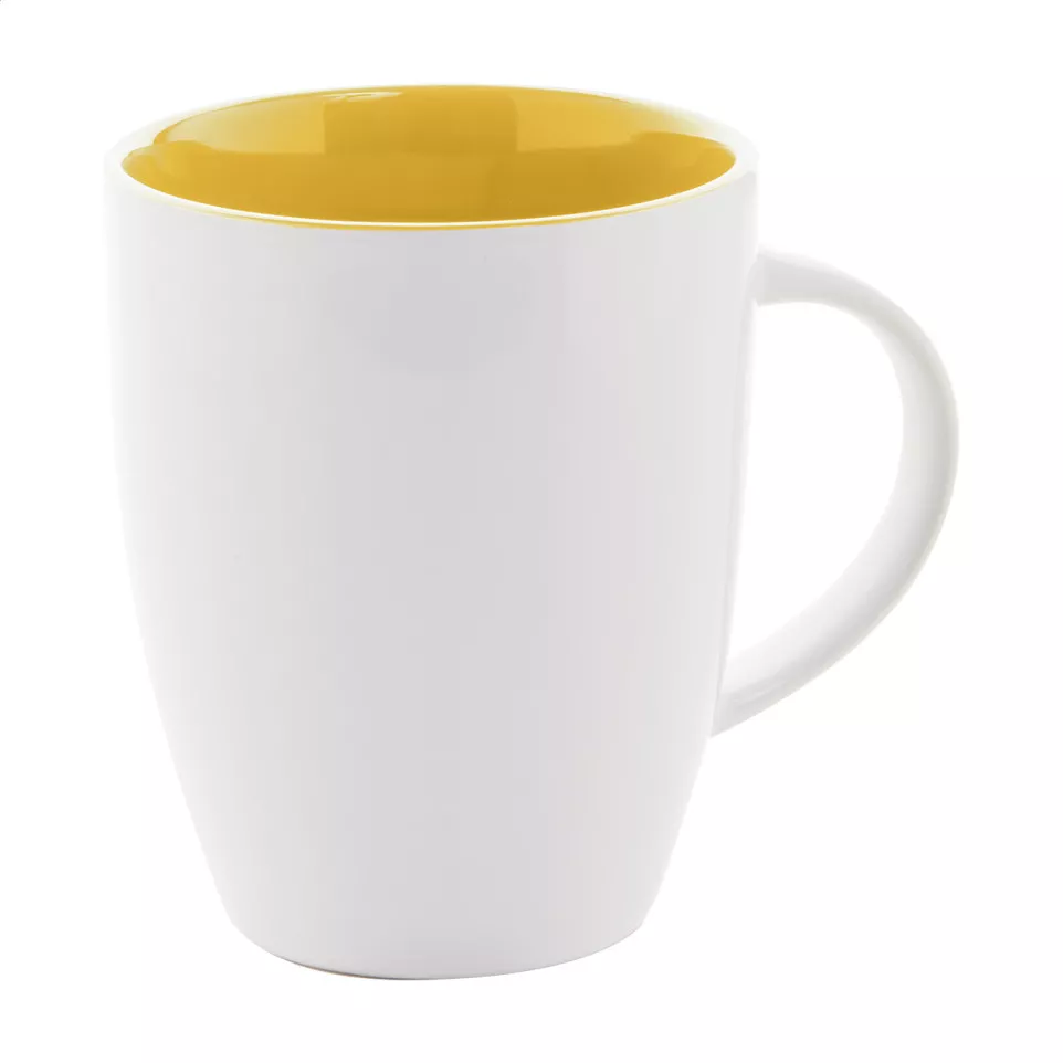 Maia jaune blanc mug  