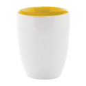 Maia yellow white mug 