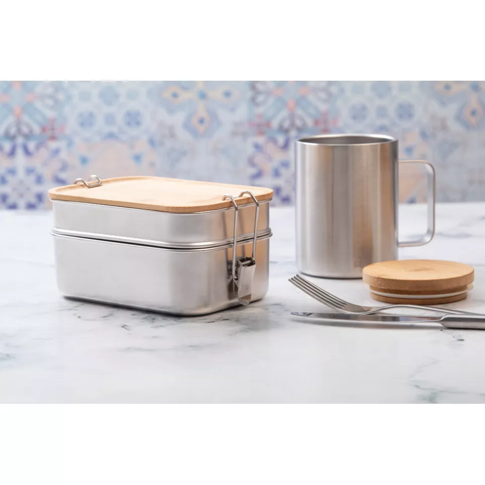 Kotetsu zilver  lunchbox 