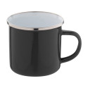 Enavint black white enamel mug 