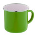 Enavint green white enamel mug 