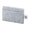 CreaFelt Card blanc gris Porte-cartes de crédit 