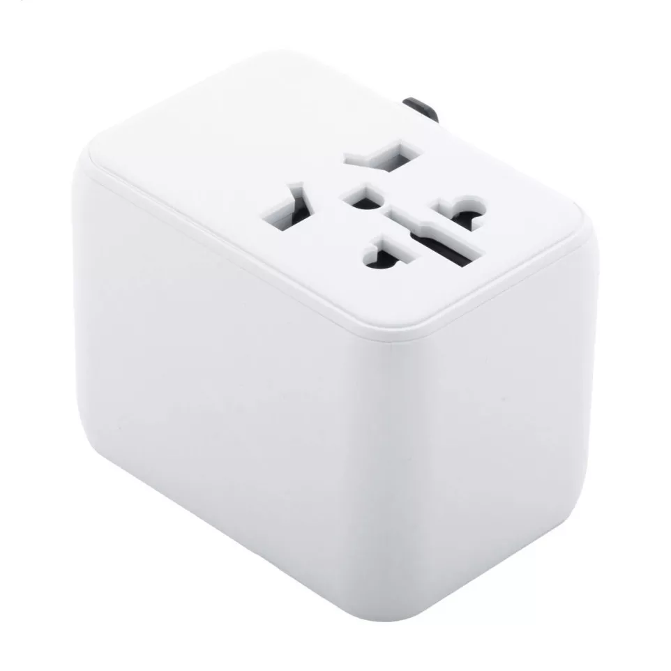 Jetsetter Plus white  travel adapter 