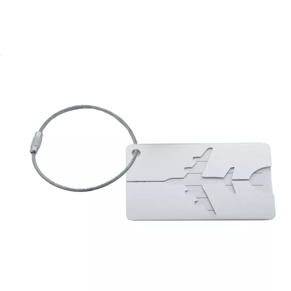 Orlando argenté  étiquette à bagage 