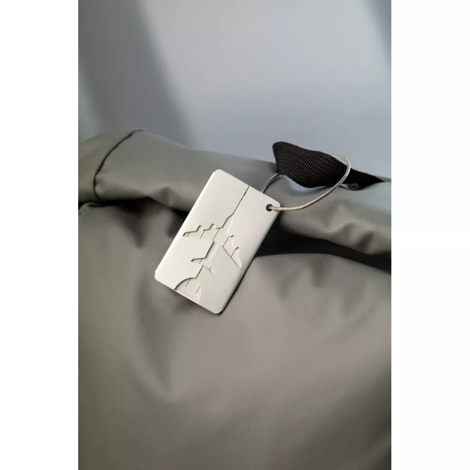 Orlando argenté  étiquette à bagage 