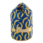 CreaDraw Ocean blue white custom sailor bag 