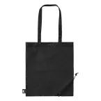 Berber black  foldable RPET shopping bag 