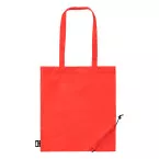 Berber red  foldable RPET shopping bag 