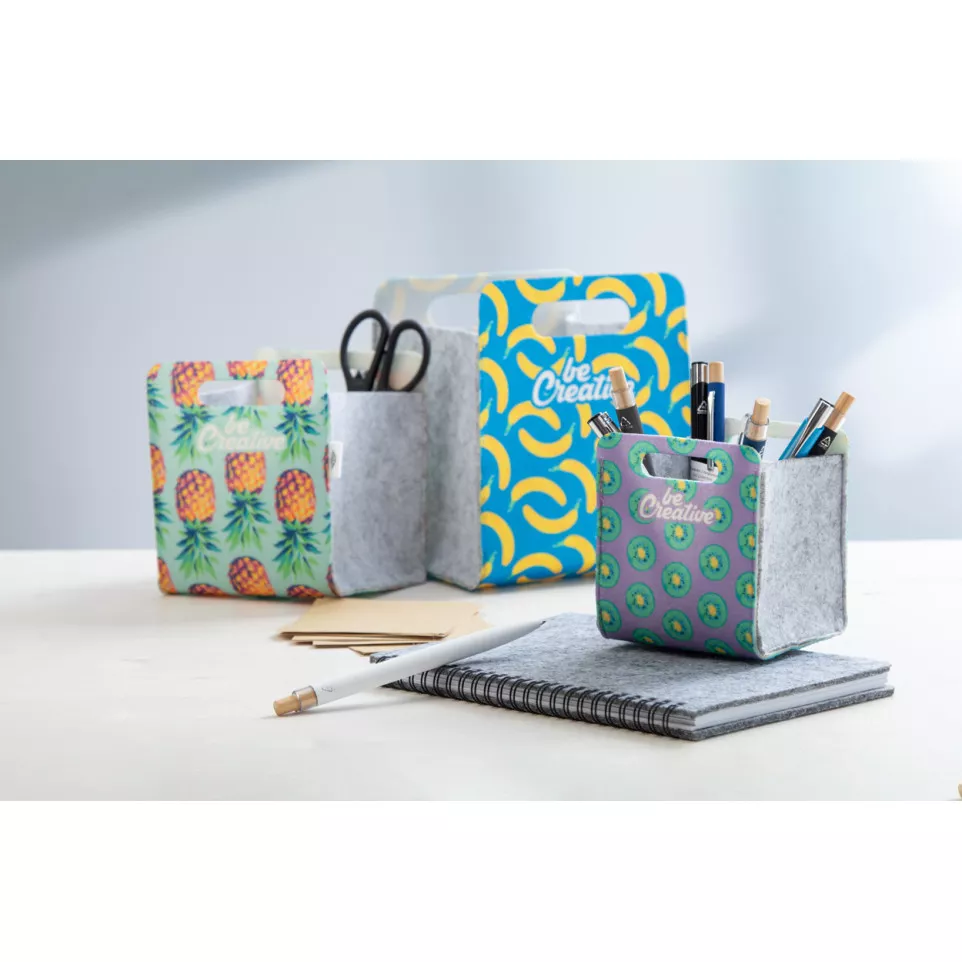 CreaFelt Desk L wit grijs custom made...