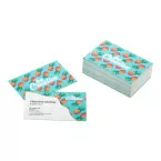 Visicard white  custom business cards 