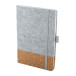 Corfel grey  RPET notebook 