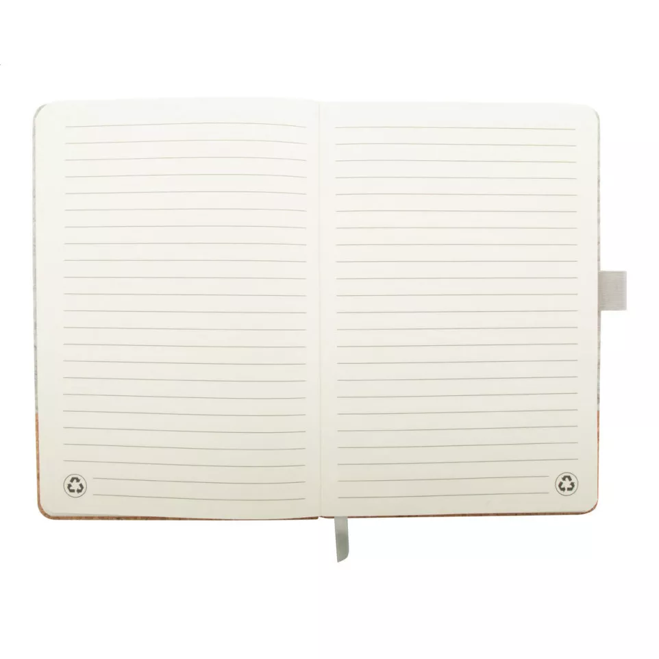 Corfel grey  RPET notebook 