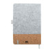 Corfel grey  RPET notebook 