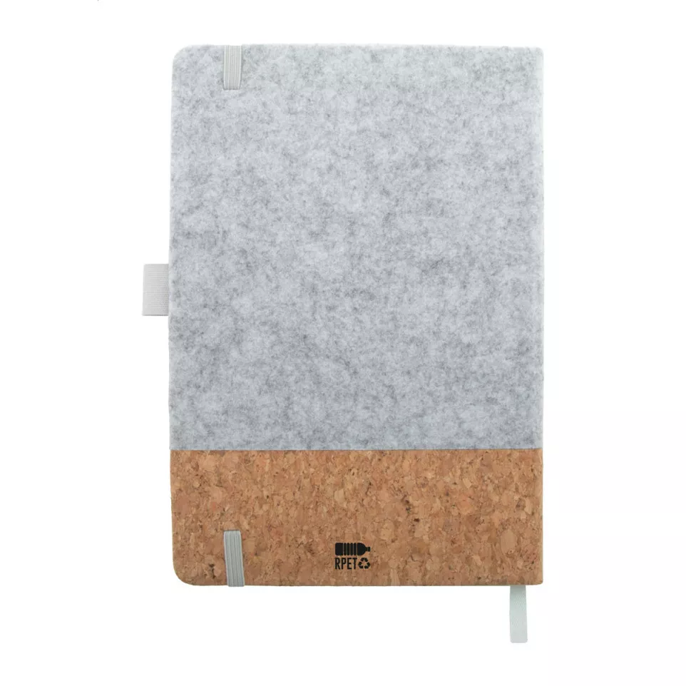 Corfel grey  RPET notebook 