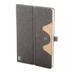 Chatom grey  RPET wireless charger notebook 