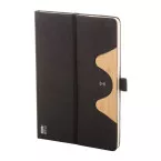 Chatom black  RPET wireless charger notebook 