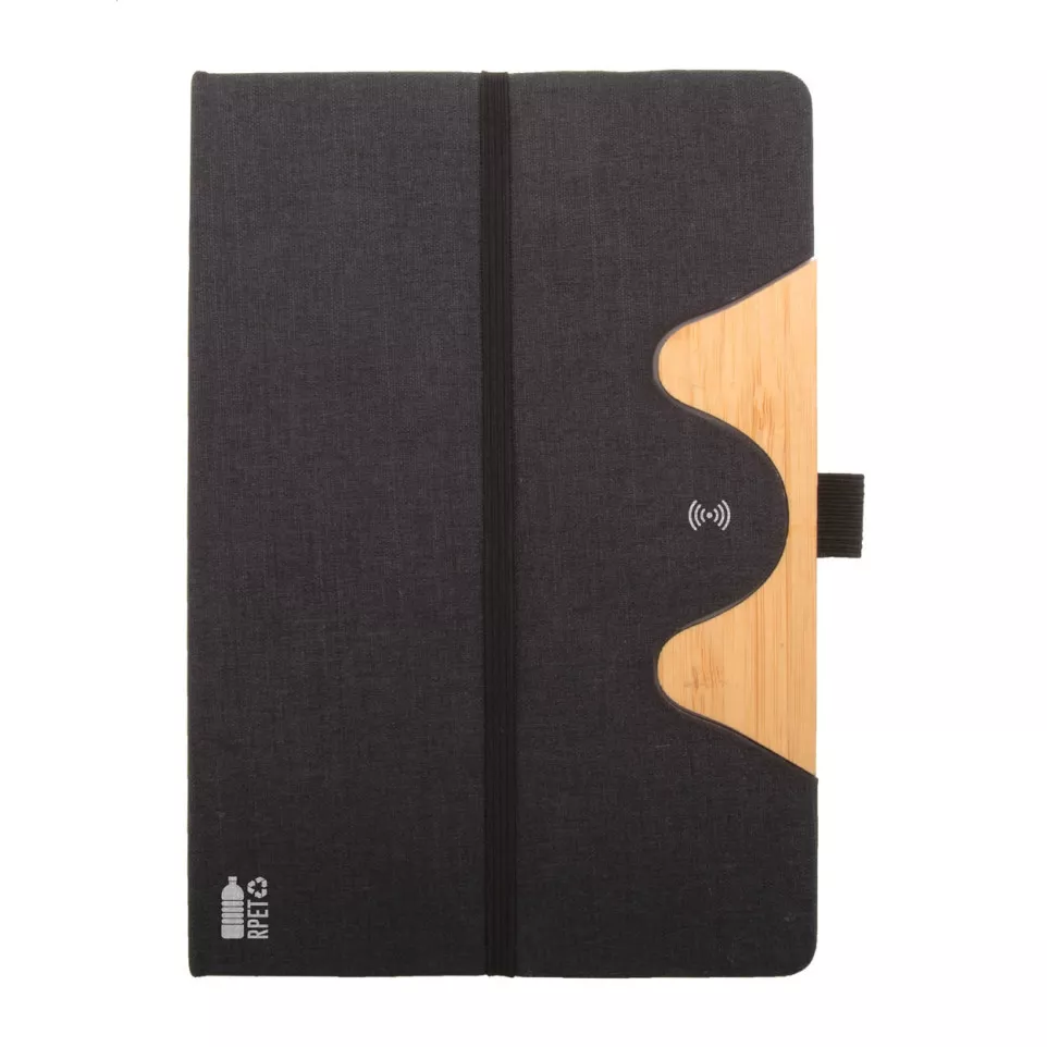 Chatom black  RPET wireless charger...