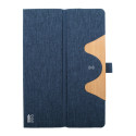 Chatom dark blue  RPET wireless charger notebook 