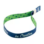 SuboWrist RPET white  custom festival bracelet 