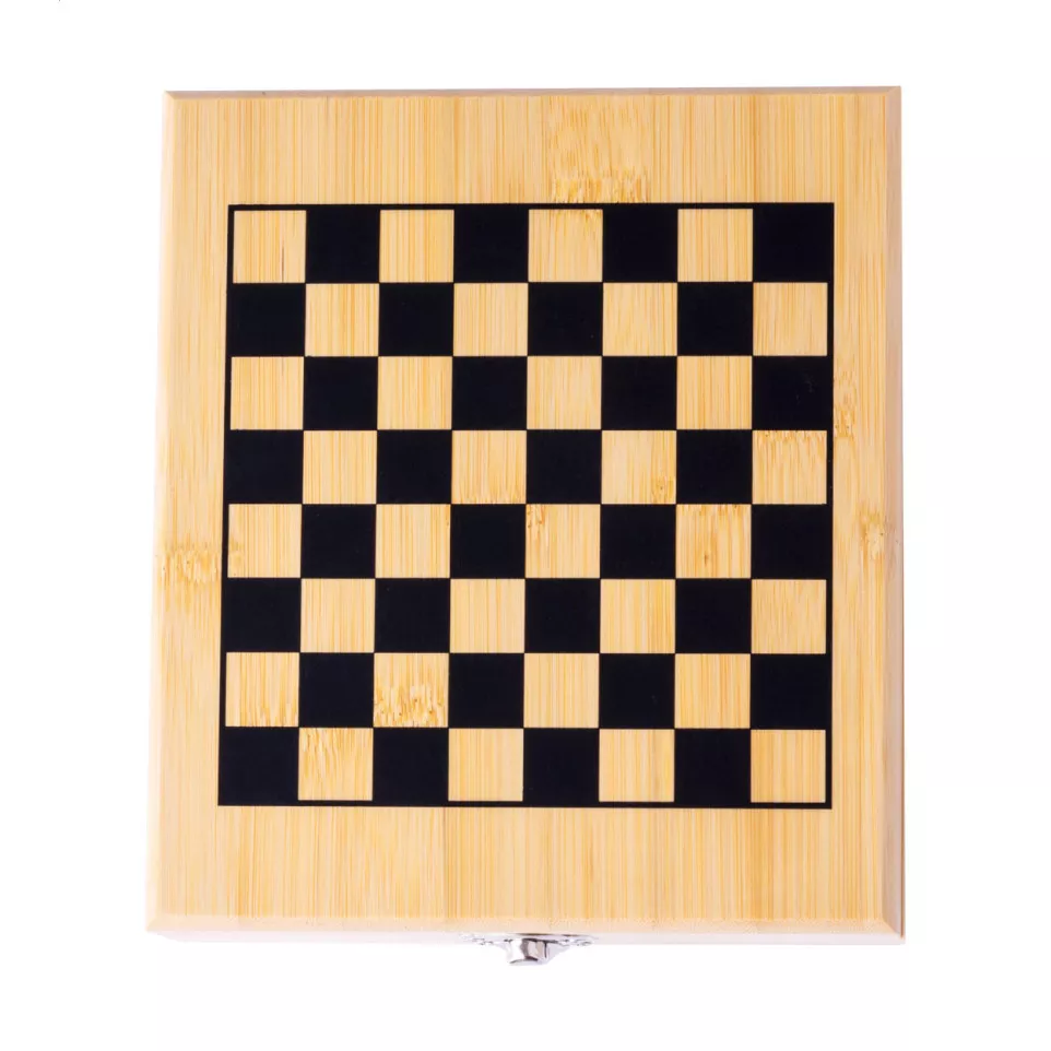 Kaspar natural  chess wine set 