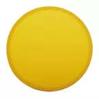 Rocket yellow  RPET frisbee 