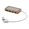 SeeHub natural transparent transparent USB hub 