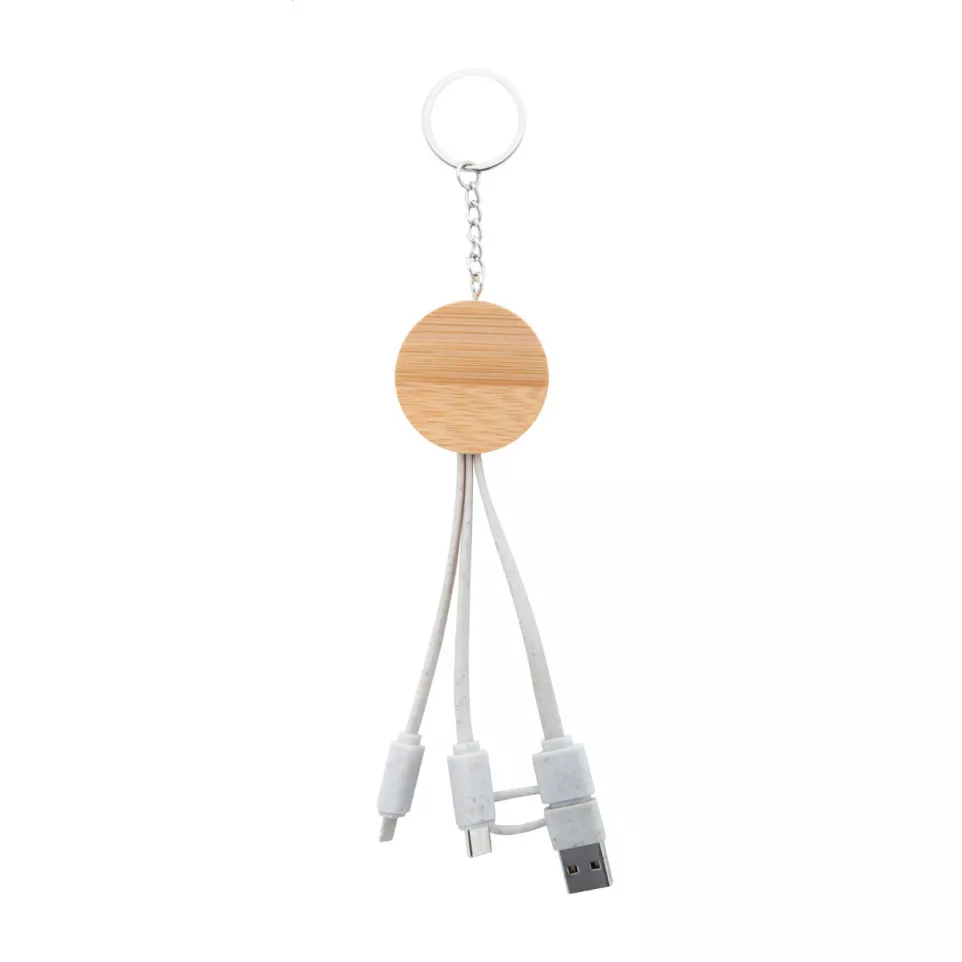 Mugory natural  keyring USB charger...