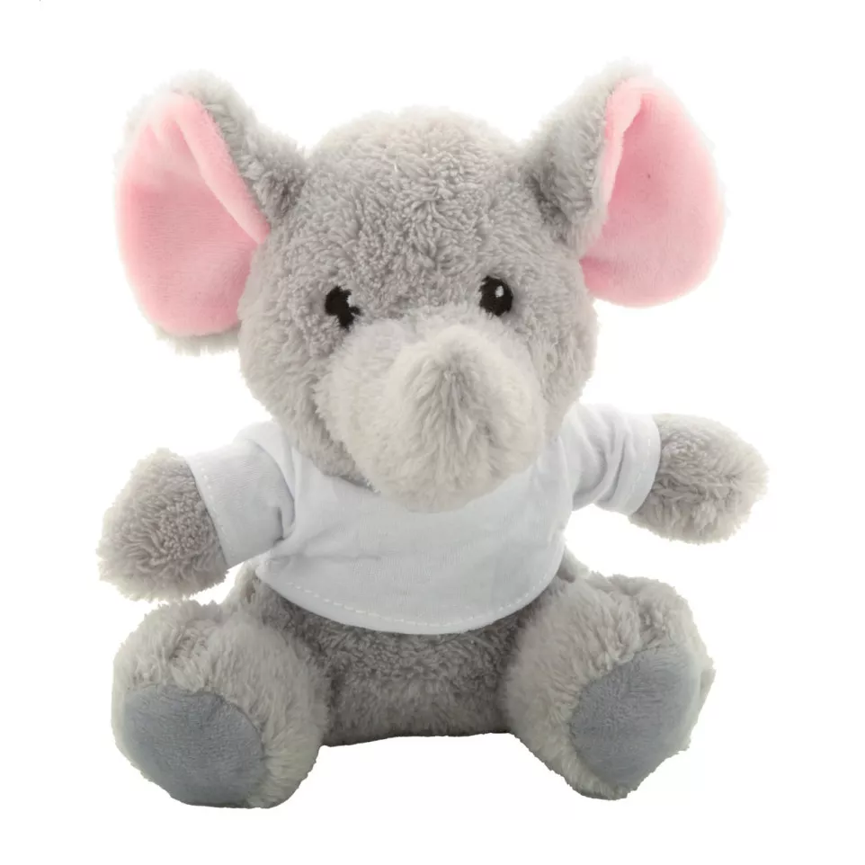 Retrump grey  RPET plush elephant 