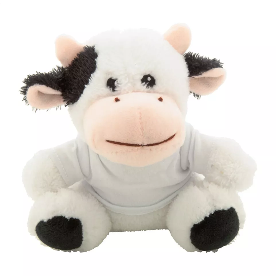 Remoo blanc  peluche RPET, vache 