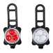 Bilux black  rechargeable bicycle light set 
