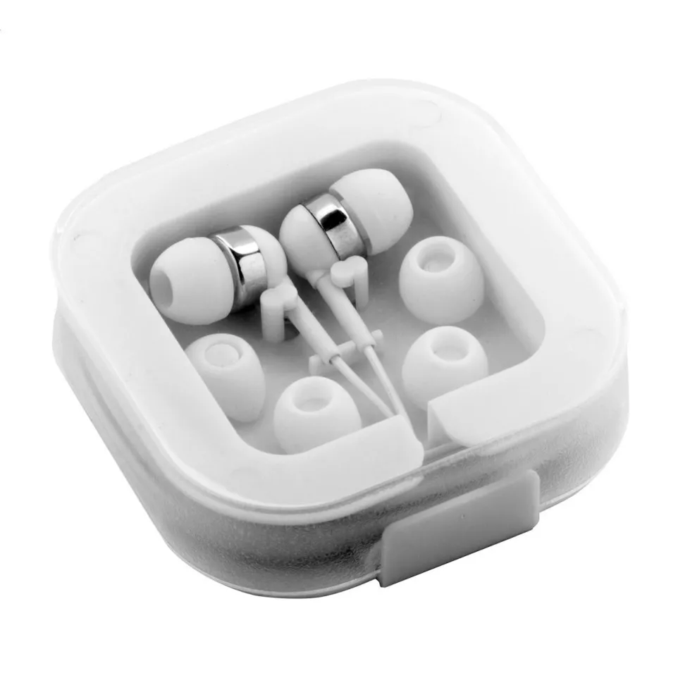 Cound white  USB-C earphones 