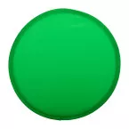Rocket groen  RPET-frisbee 