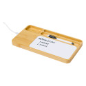Sirae natural  wireless charger organizer 