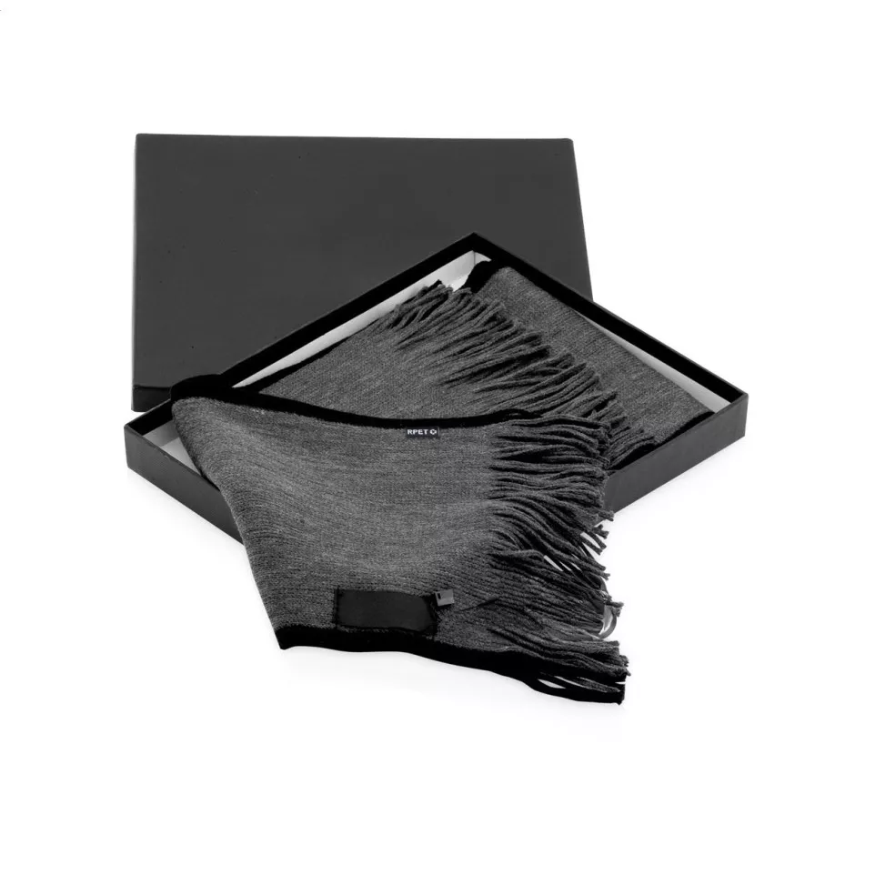 Sylvi gris  Écharpe en RPET 