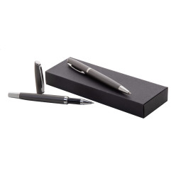 Redivi gris  parure stylo métal 