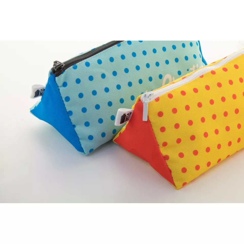 Trippy black  custom RPET pen case 