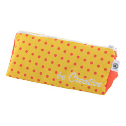 Trippy white  custom RPET pen case 