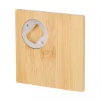 Squnito natural  bottle opener coaster 