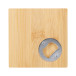 Squnito natural  bottle opener coaster 